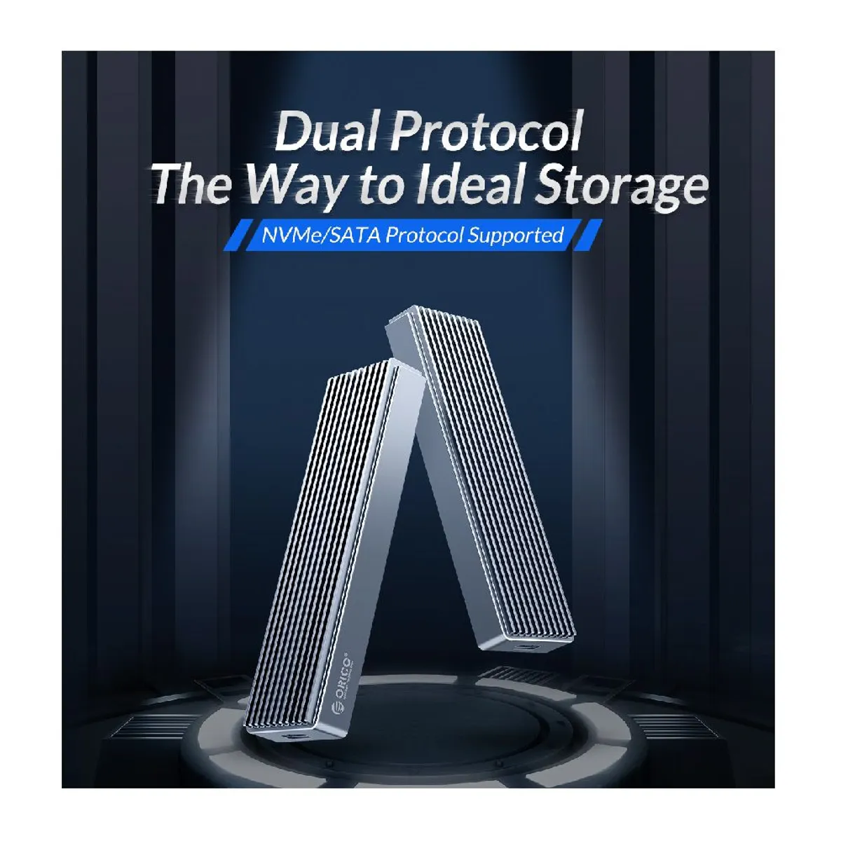 ORICO - Adaptador SSD m.2 nvme sata dual ORICO USB C 3.1 10Gbps HASTA 2TB