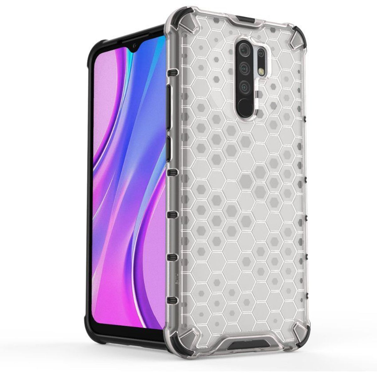 GENERICO - Funda de xiaomi redmi 9 antishock transparente