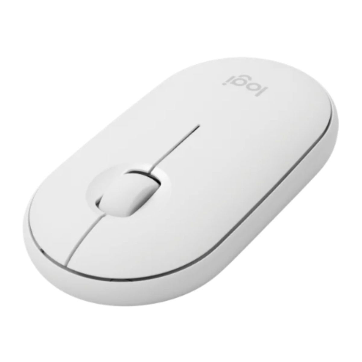 LOGITECH - Mouse Logitech Pebble M350 Silent Wireless Bluetooth White