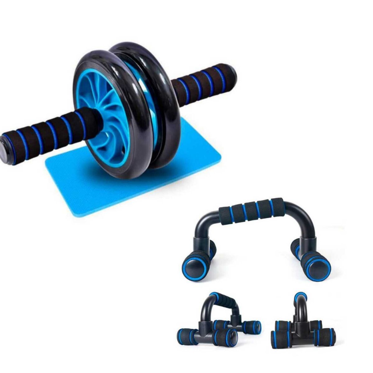 GENERICO - Accesorio de ejercicio Barra spush  rodillo