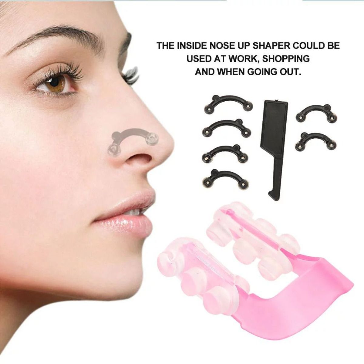 OEM - Perfilador y Moldeador de Nariz Pretty Nose Pack de 3 pares Todas las Tallas