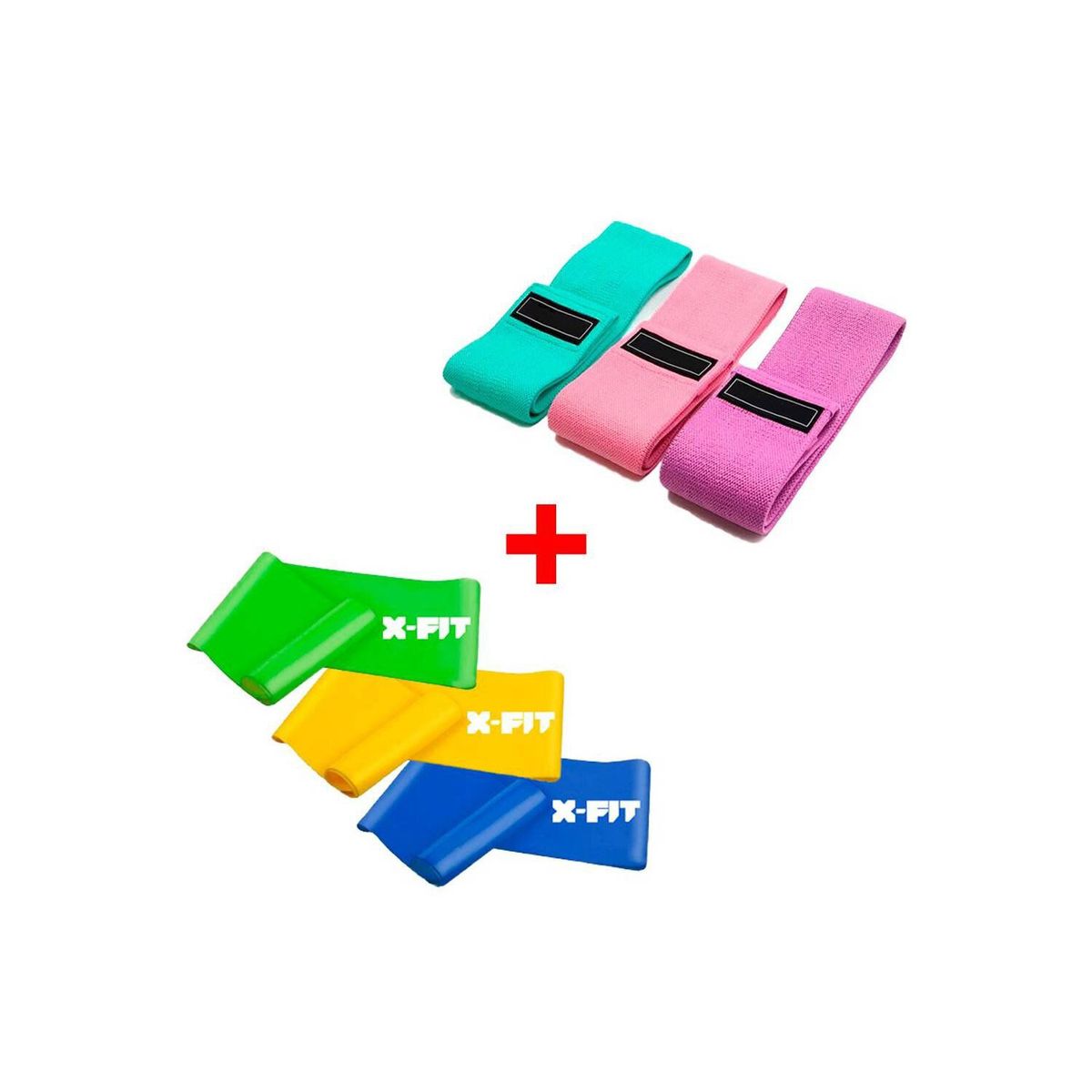 GENERICO - Combo Banda de tela  Bandas Elasticas Abiertas