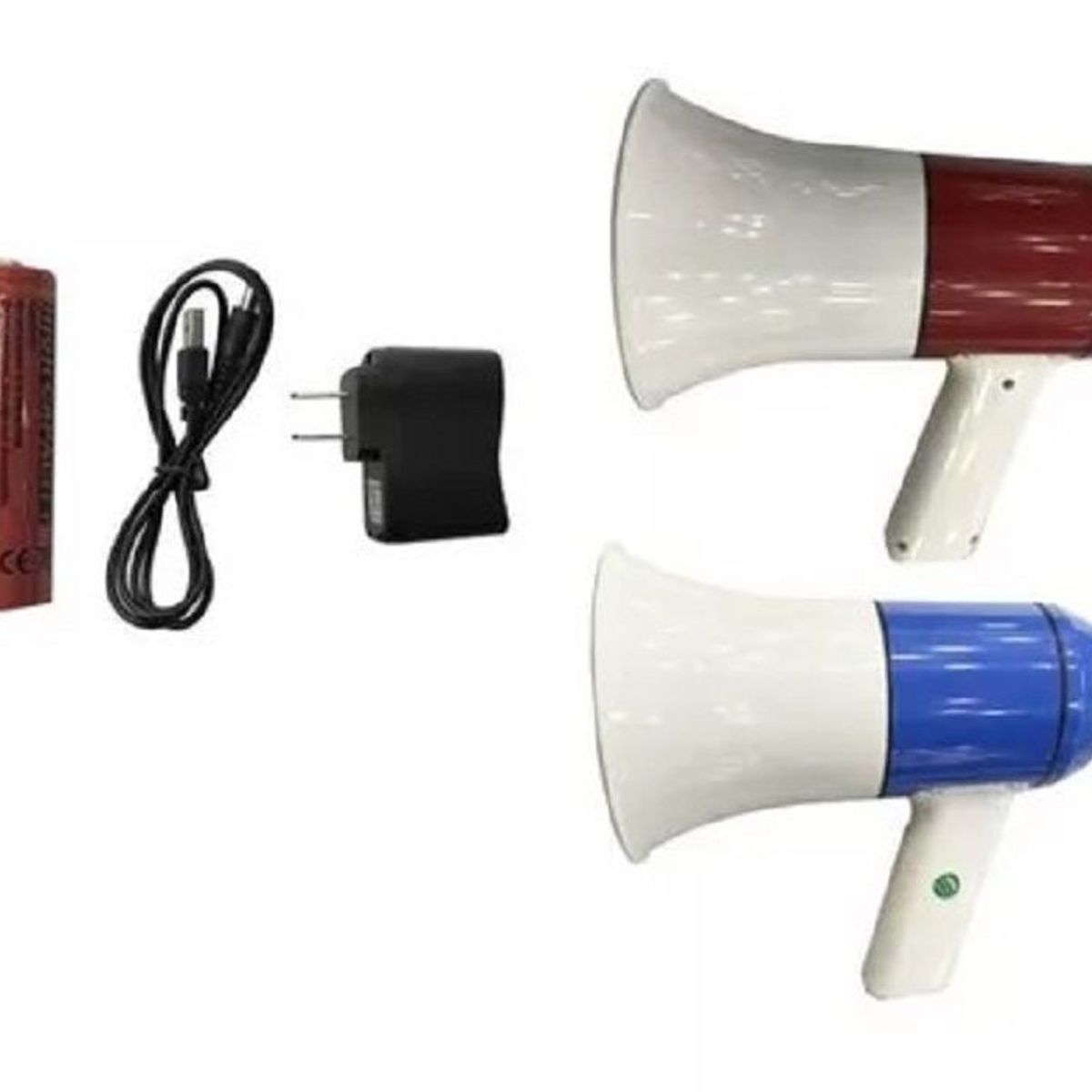 GENERICO - Megáfono Altavoz 30w usb/Bluetooth/Grabador  Recargable