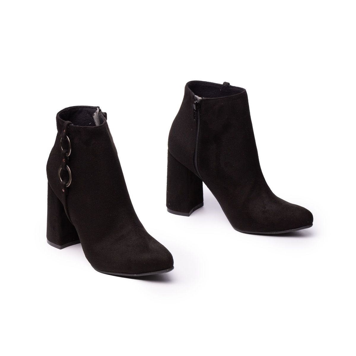 NEBULA - Botines Lismore - Nébula - Negro Gamuza