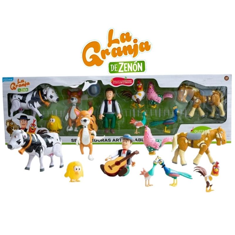 GENERICO - Set de Figuras Articulables La Granja de Zenón