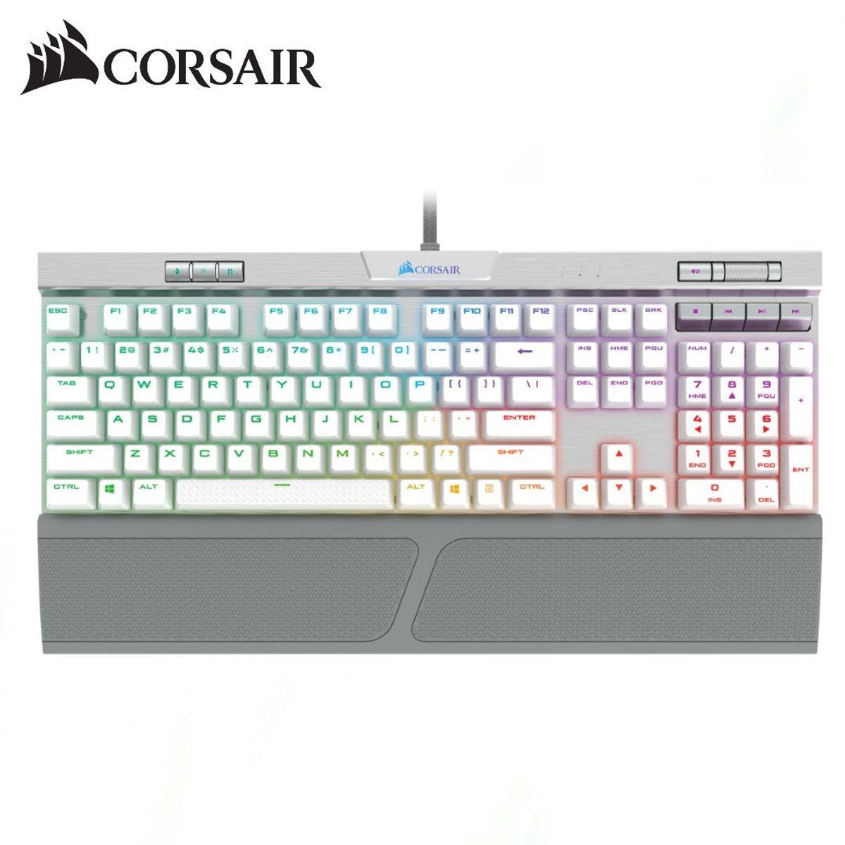 CORSAIR - Teclado Corsair CH-9109114-NA K70 RGB MK2 SE  CHERRY MX Speed
