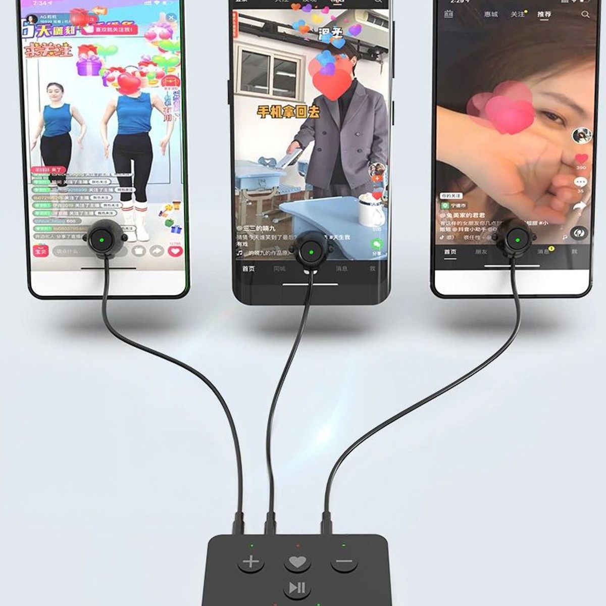 OEM - Clicker Like Automatico - Lives Tiktok Facebook  - 4 Terminales