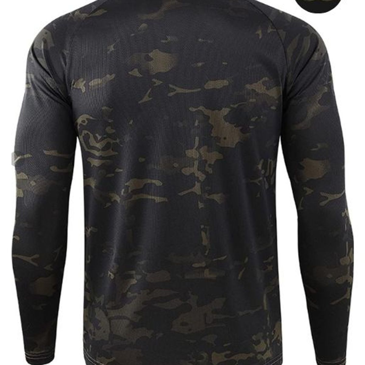 GENERICO - Camiseta Camuflaje para hombre manga larga