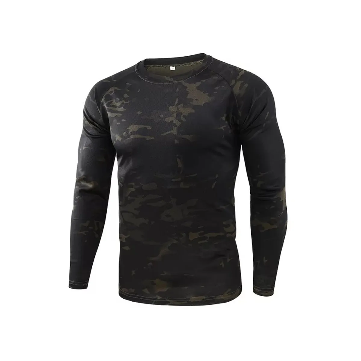 GENERICO - Camiseta Camuflaje para hombre manga larga