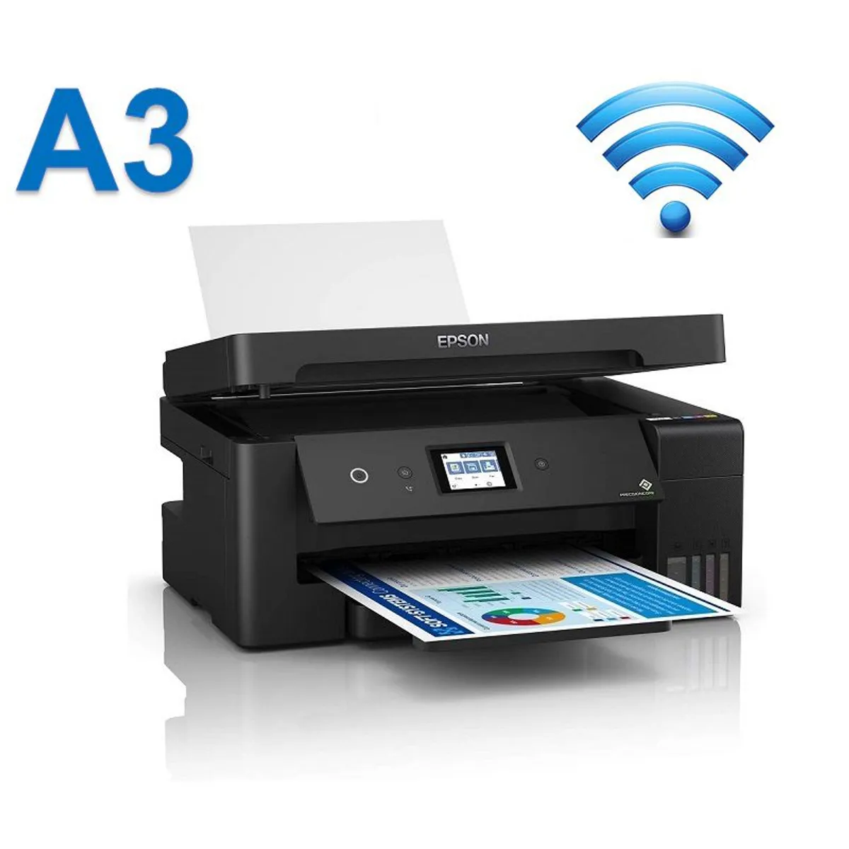 EPSON - Impresora Epson l14150 A3+ wifi Copias Escanea  Ethernet Fax
