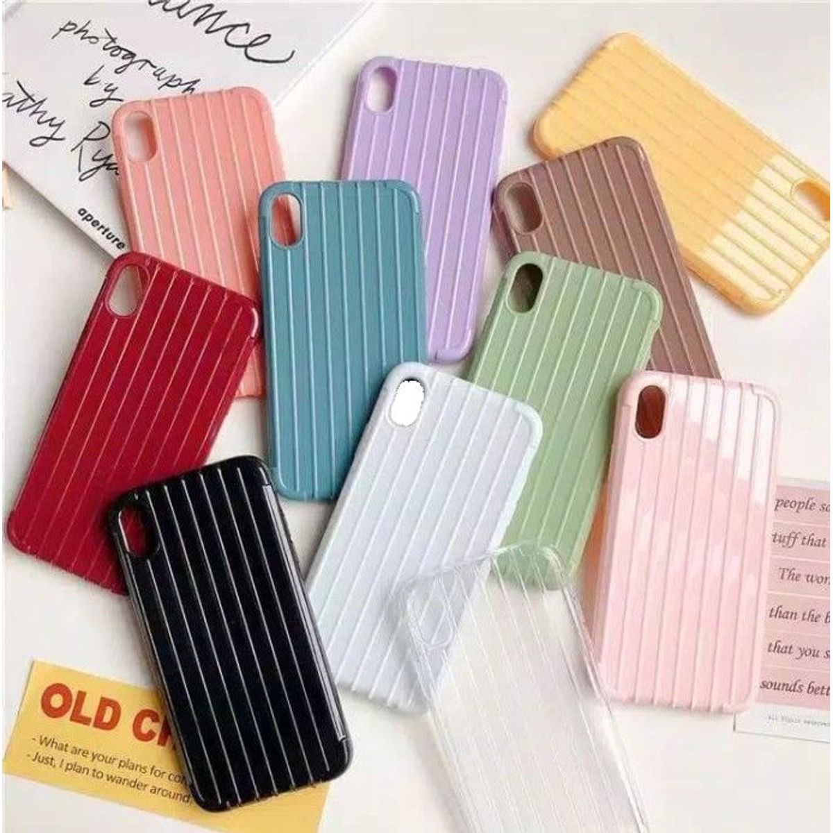 GENERICO - Iphone x / xs  case protector de silicona - CORAL