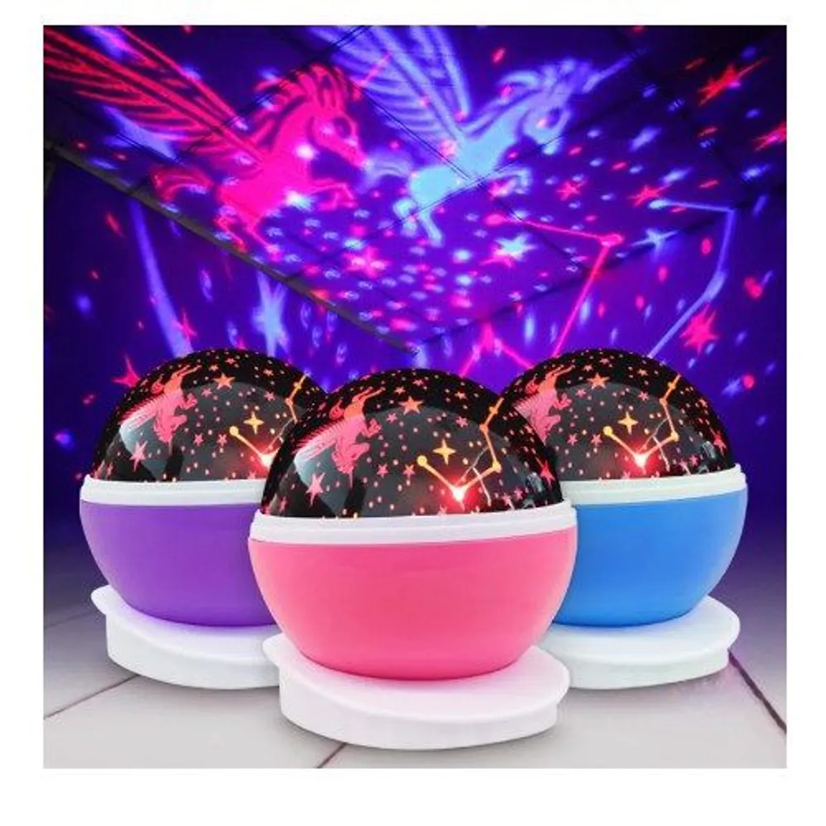 GENERICO - Lampara proyector estrellas