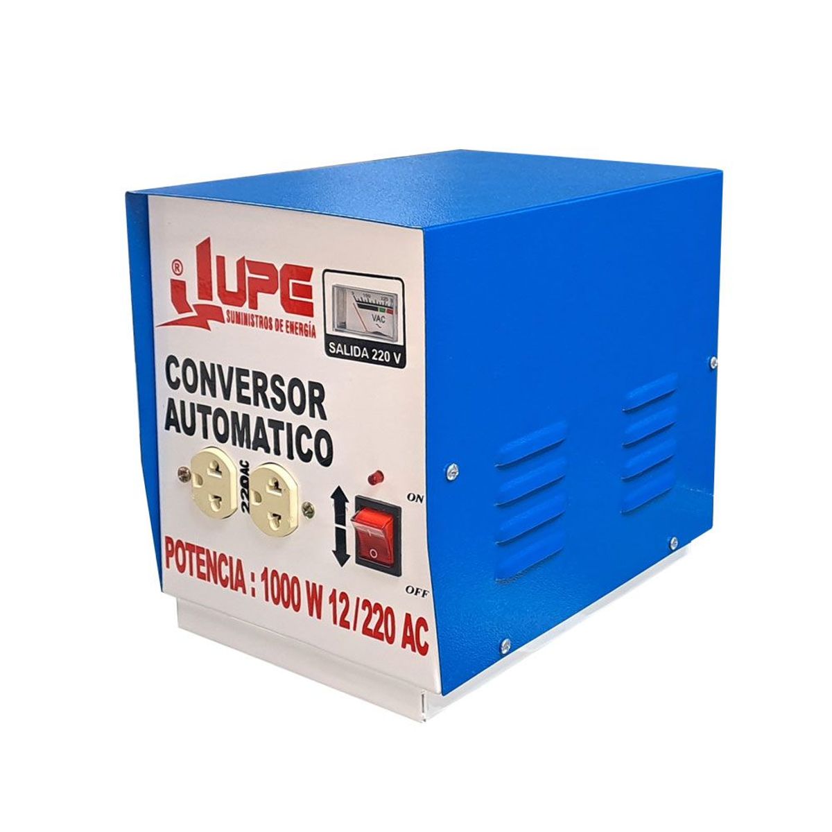 JUPE SUMINISTROS DE ENERGIA - Inversor de voltaje 12v A 220v 1000w.