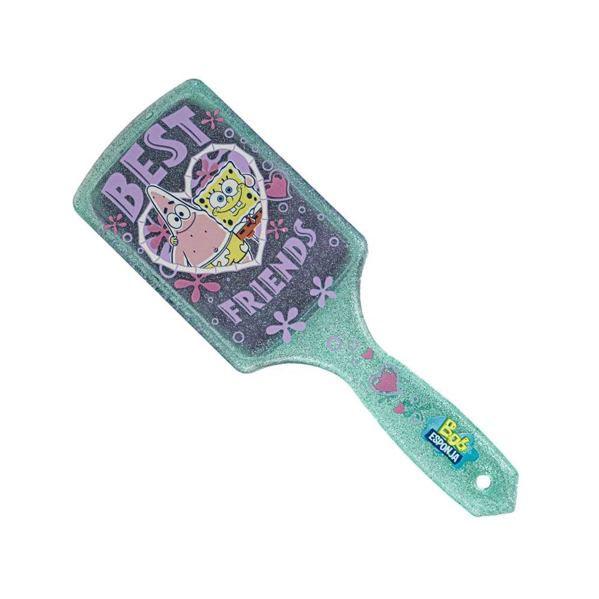 CHILDRENS CLUB - Cepillo rectangular grande para cabello - Bob Esponja