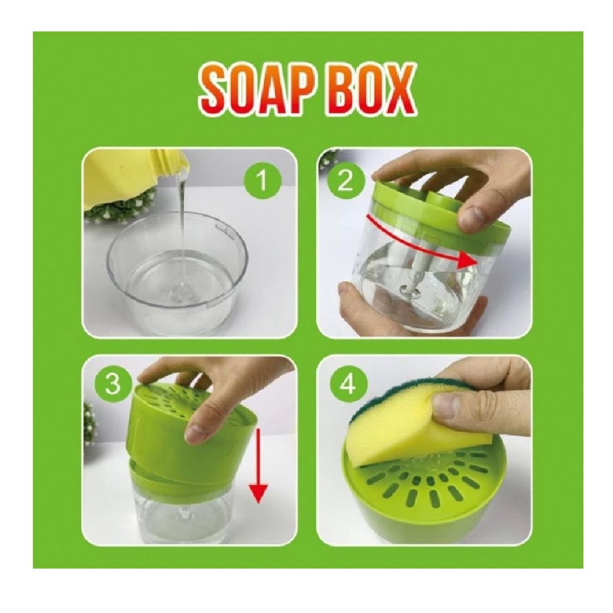 OTTOWARE - Dispensador de Lavavajillas para Cocina V2