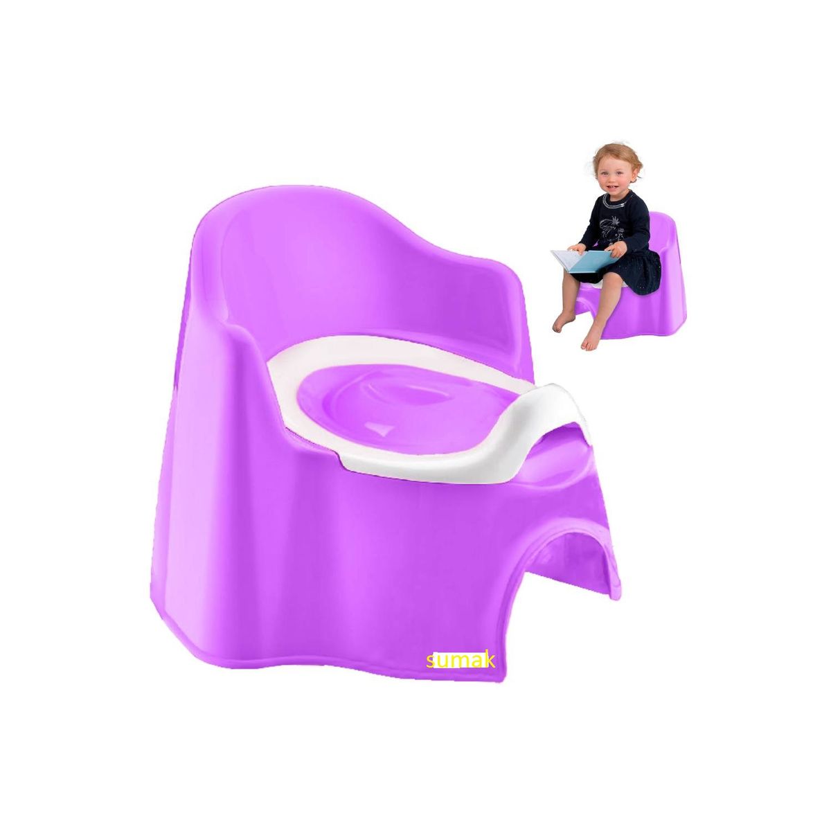 OEM - Bacín de Entrenamiento para Bebés y Niños Morado