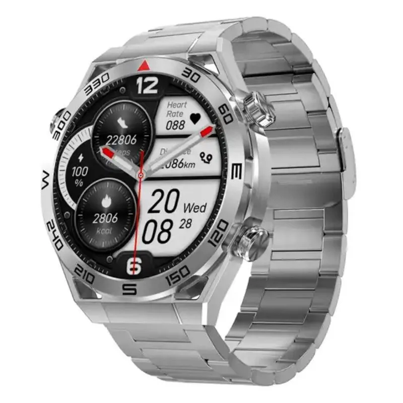 GENERICO - SMARTWATCH DT ULTRA MATE PLATEADO - Incluye correa de repuesto.