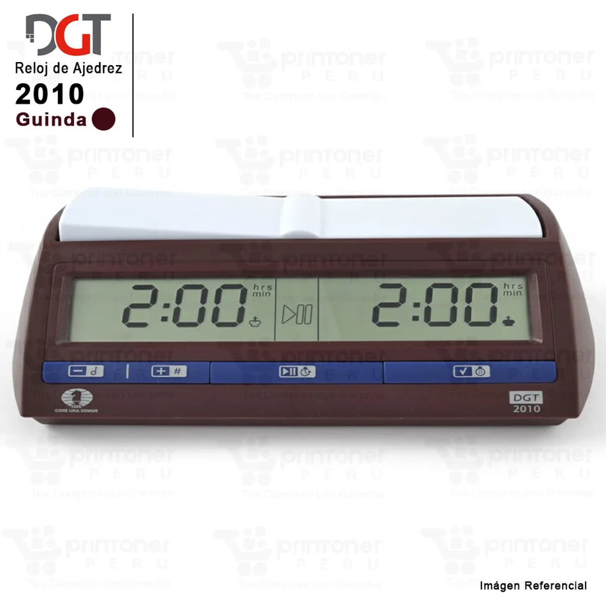 LA CASA DE AJEDREZ - Reloj de Ajedrez Oficial de la FIDE DGT 2010 - Borgoña