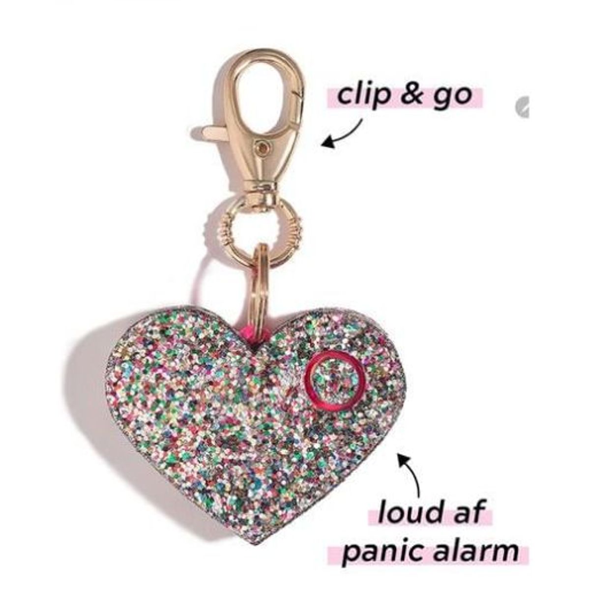 GENERICO - Alarma de Pánico de Autodefensa de Lujo Corazón