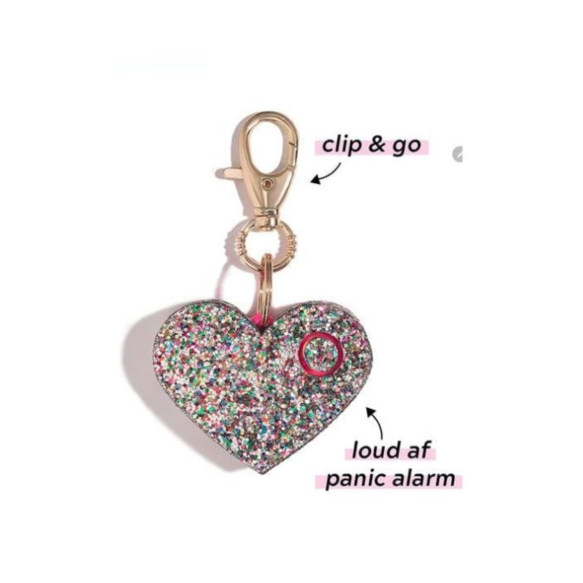 GENERICO - Alarma de Pánico de Autodefensa de Lujo Corazón