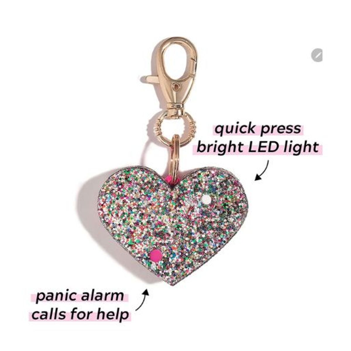 GENERICO - Alarma de Pánico de Autodefensa de Lujo Corazón