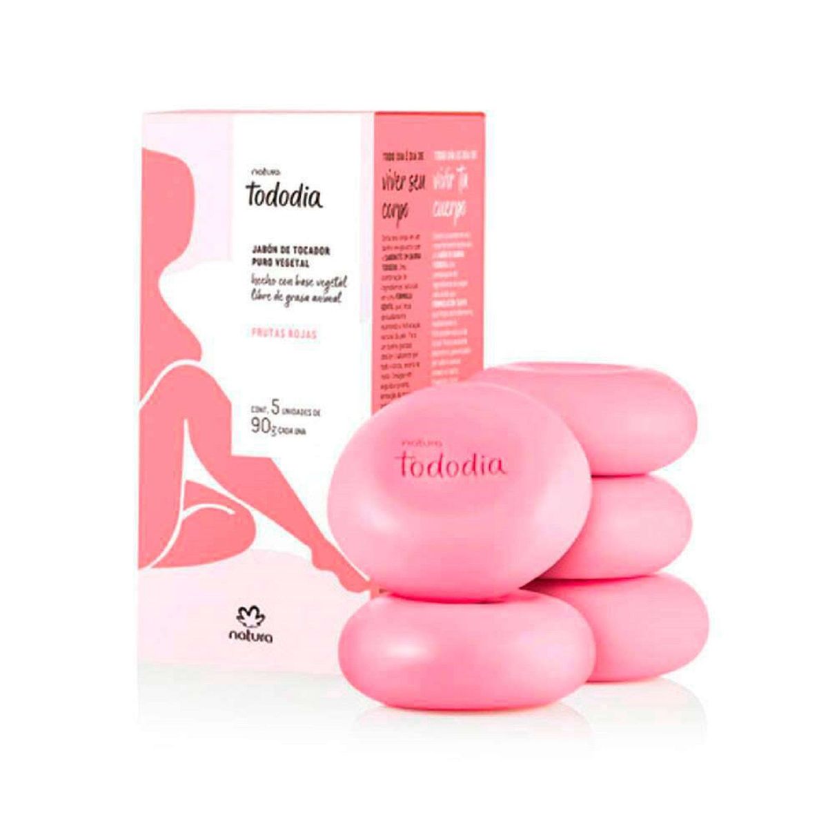 NATURA - SALE Natura  - Frutas Rojas Jabón De Tocador Puro Vegetal 450g