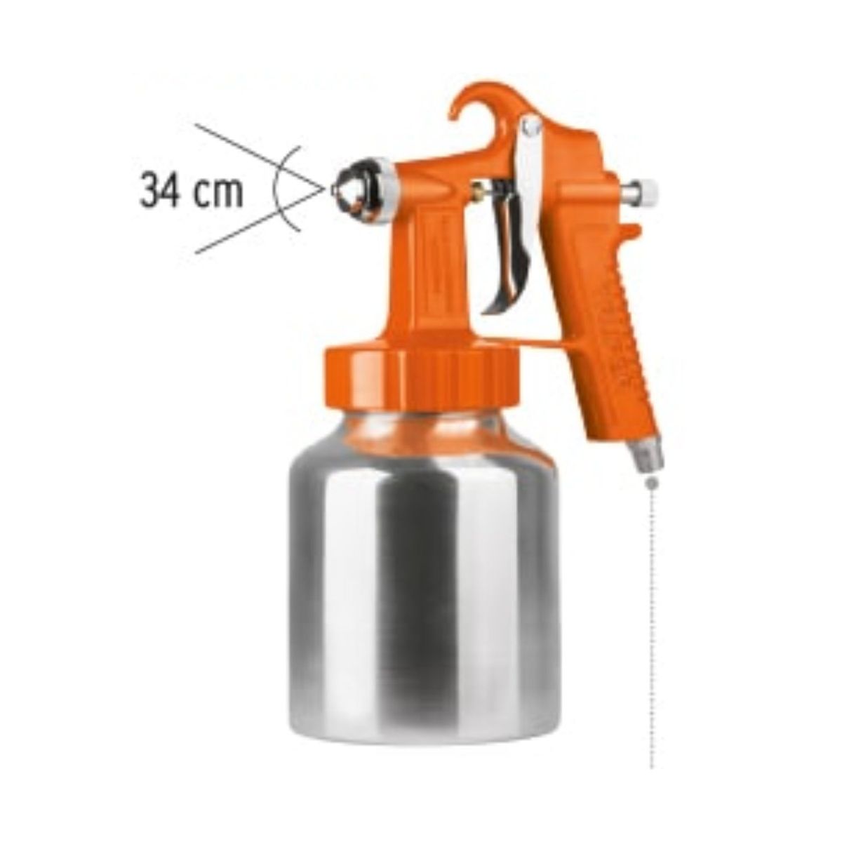 PRETUL - Combo compresora de 20 litros pretul con manguera 10m y pistola Truper