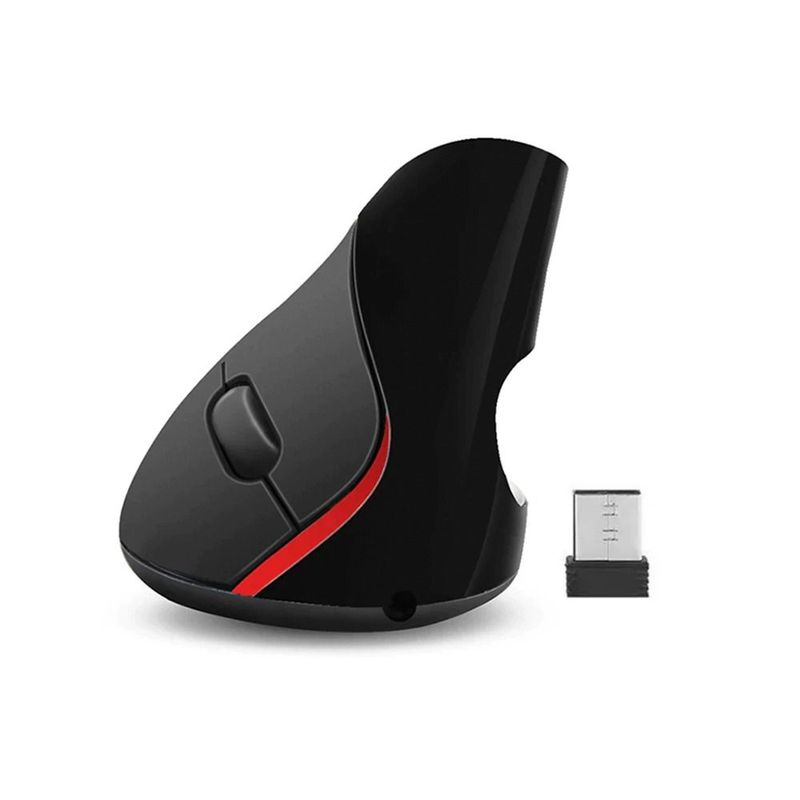 OEM - Mouse Ergonómico Vertical a pilas de Alta Velocidad 24Ghz Inalambrico