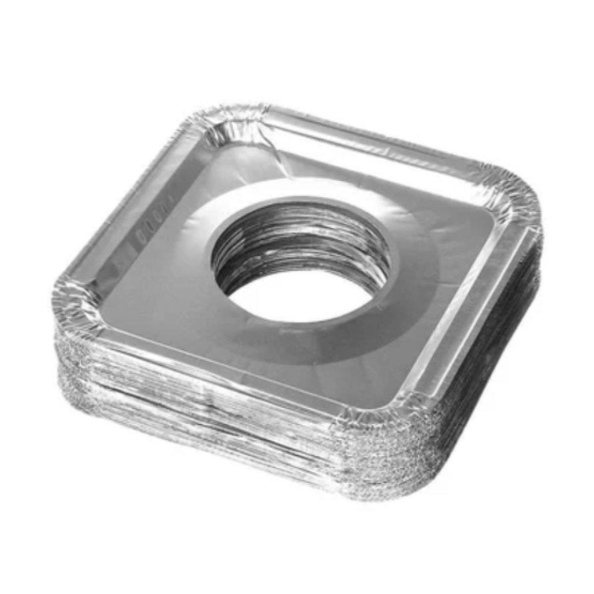 GENERICO - Pack de 12 Protectores de Aluminio para Hornilla de Cocina