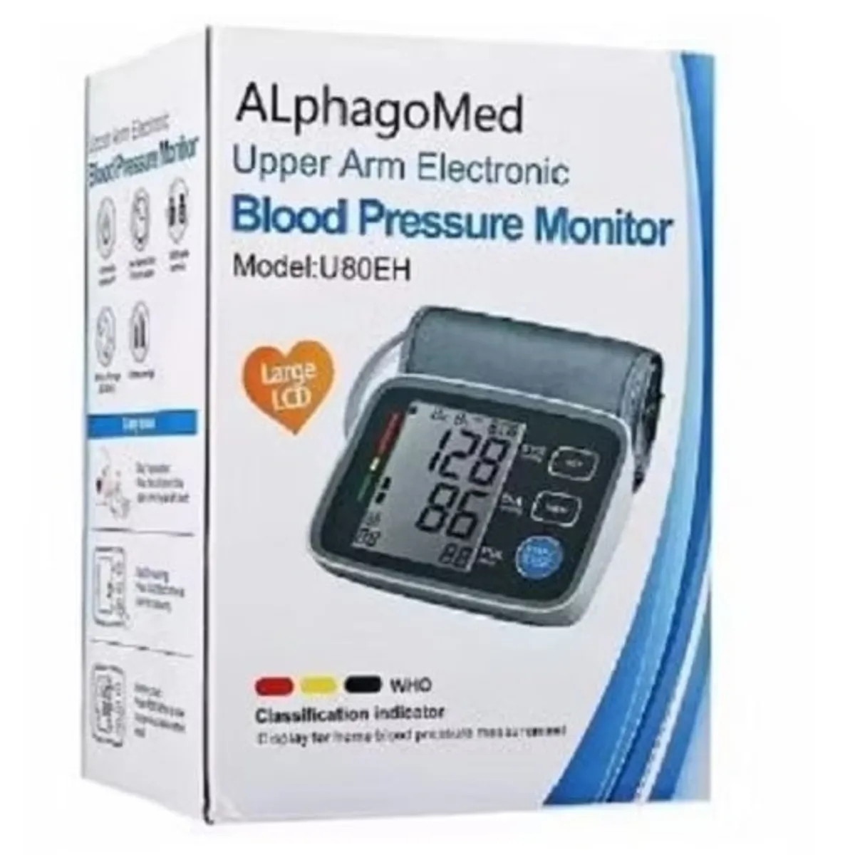 GENERICO - TENSIOMETRO DIGITAL DE BRAZO ALPHAGOMED U80EH