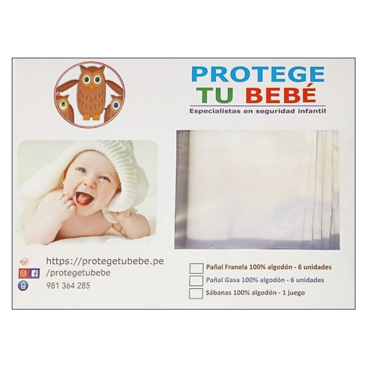 GENERICO - Pañales de gasa Algodón Muselina 12 unidades para bebé