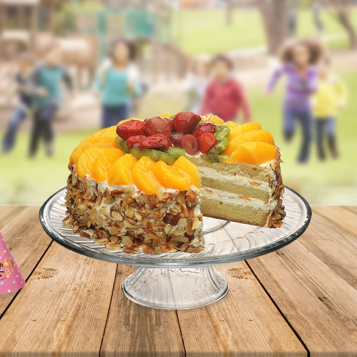 LIBBEY - Plato para Torta Diametro 33 cm