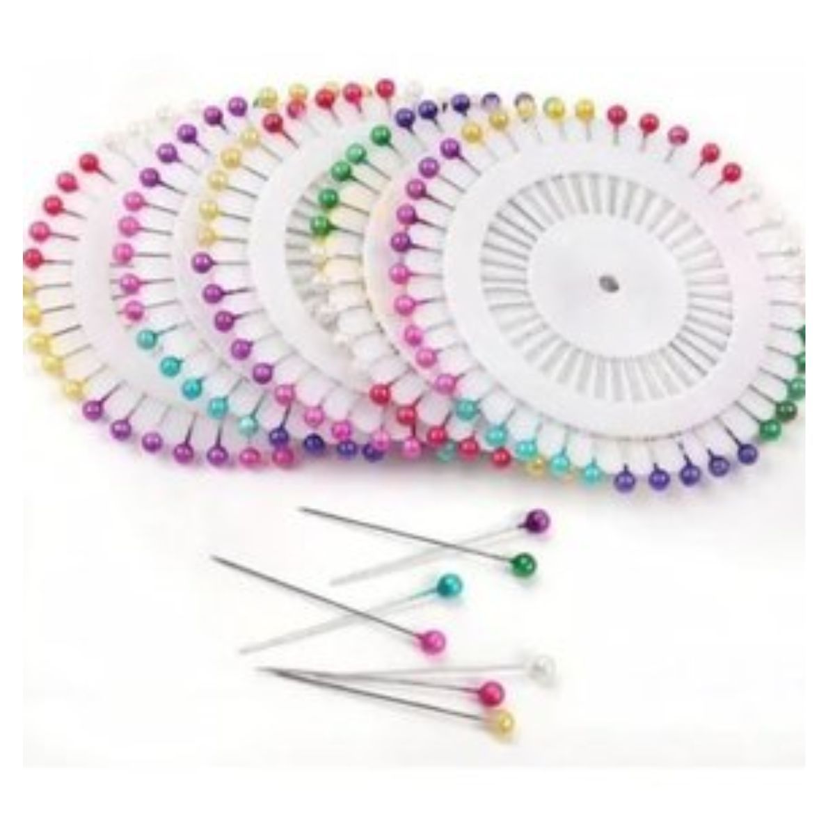 GENERICO - 480 Und pines de costura para tela modista alfiler alfileres