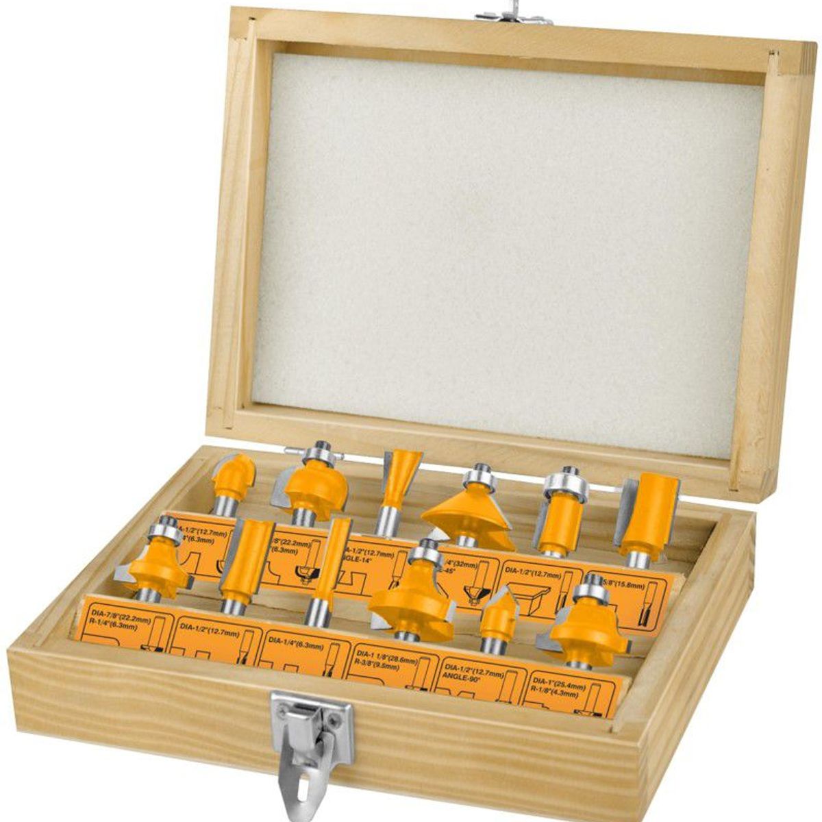 INGCO TOOLS - KIT 12 FRESAS 6MM INGCO AKRT1201