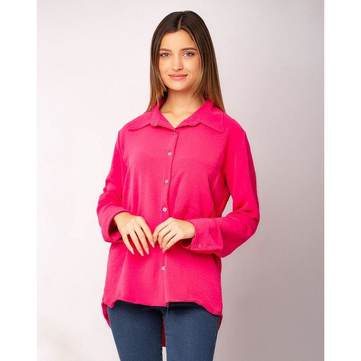 NEBULA - Blusa Zillal - NÃ©bula - Fucsia.