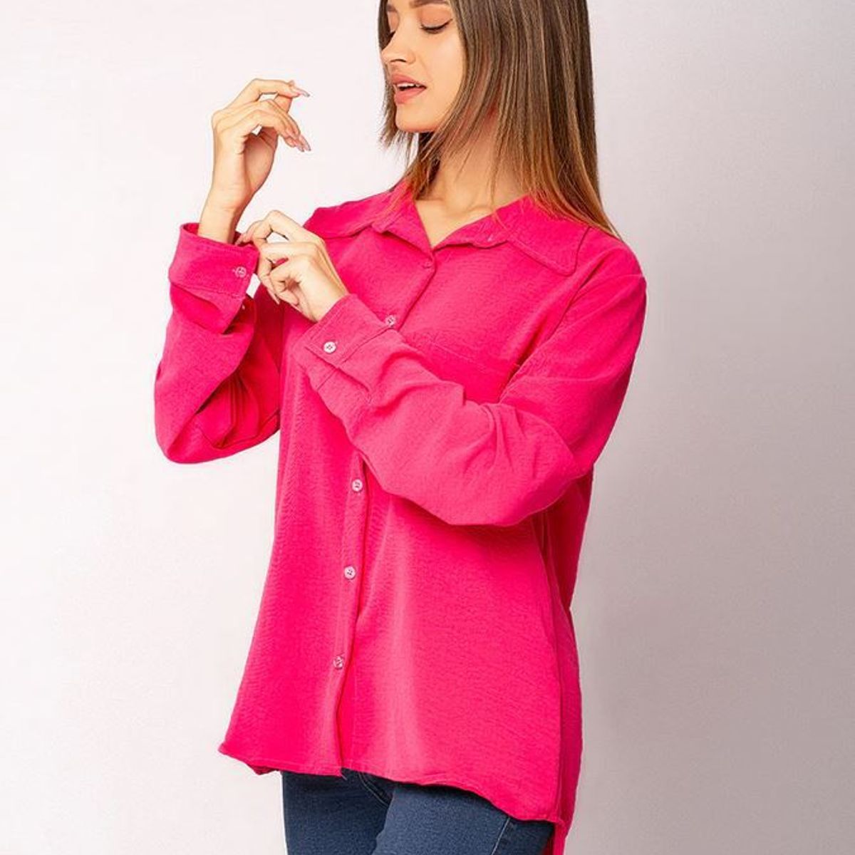NEBULA - Blusa Zillal - NÃ©bula - Fucsia.