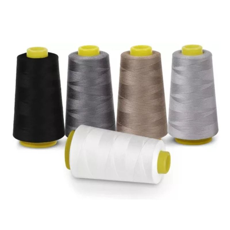 GENERICO - 5 Conos De Hilo 40/2  C/U Por 5000 Mts Hilos costura