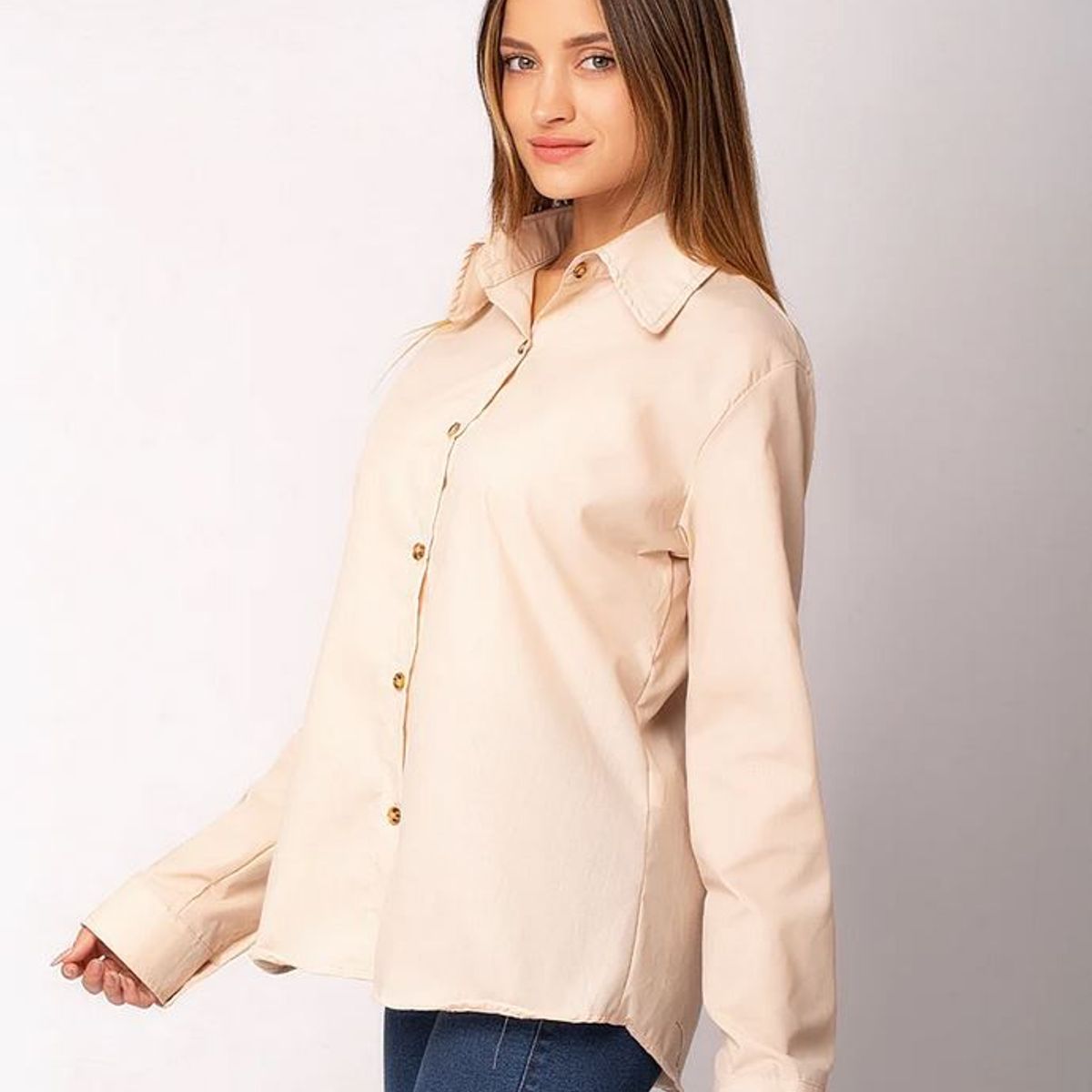 NEBULA - Blusa Casell - Nébula - Beige