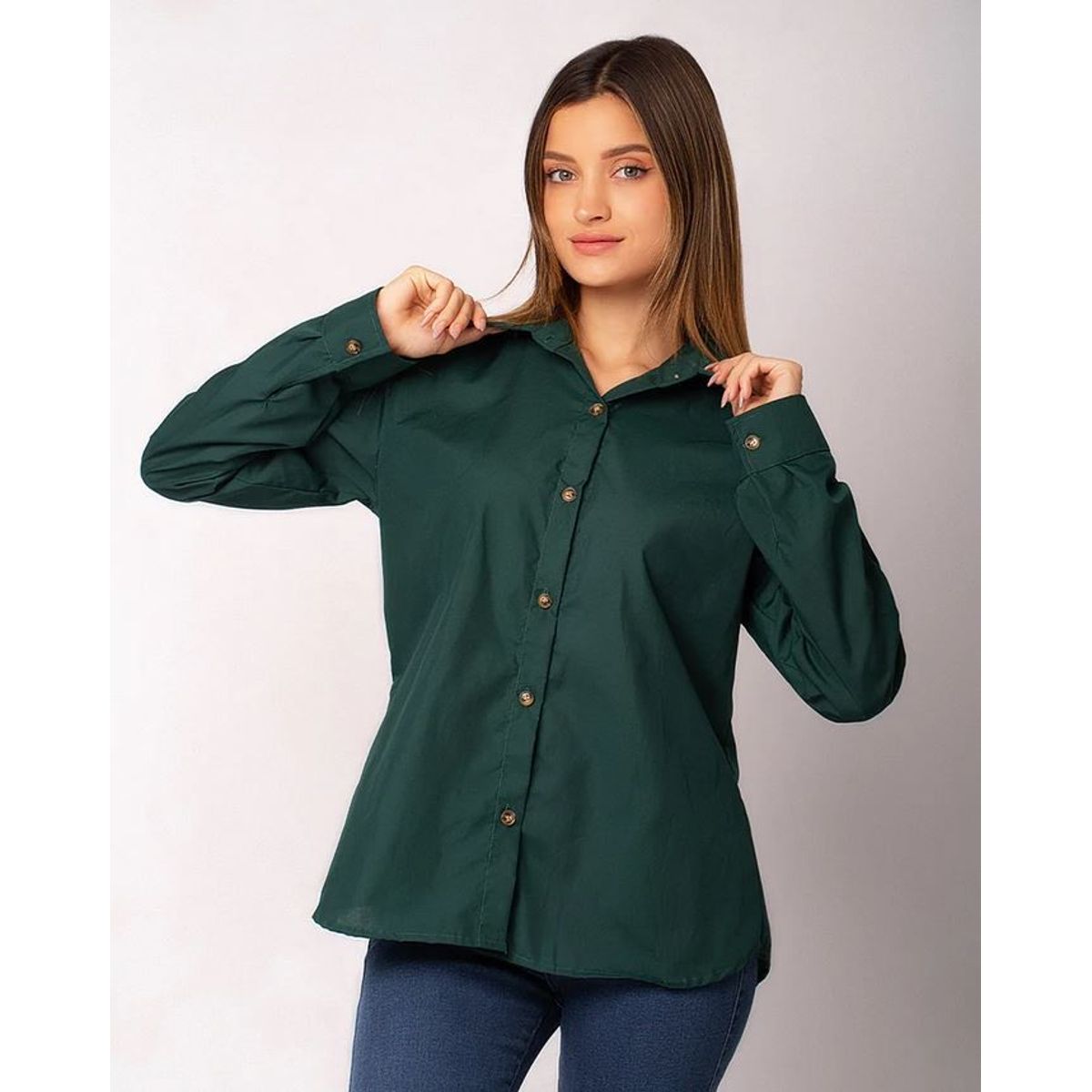 NEBULA - Blusa Casell - Nébula - Verde Botella