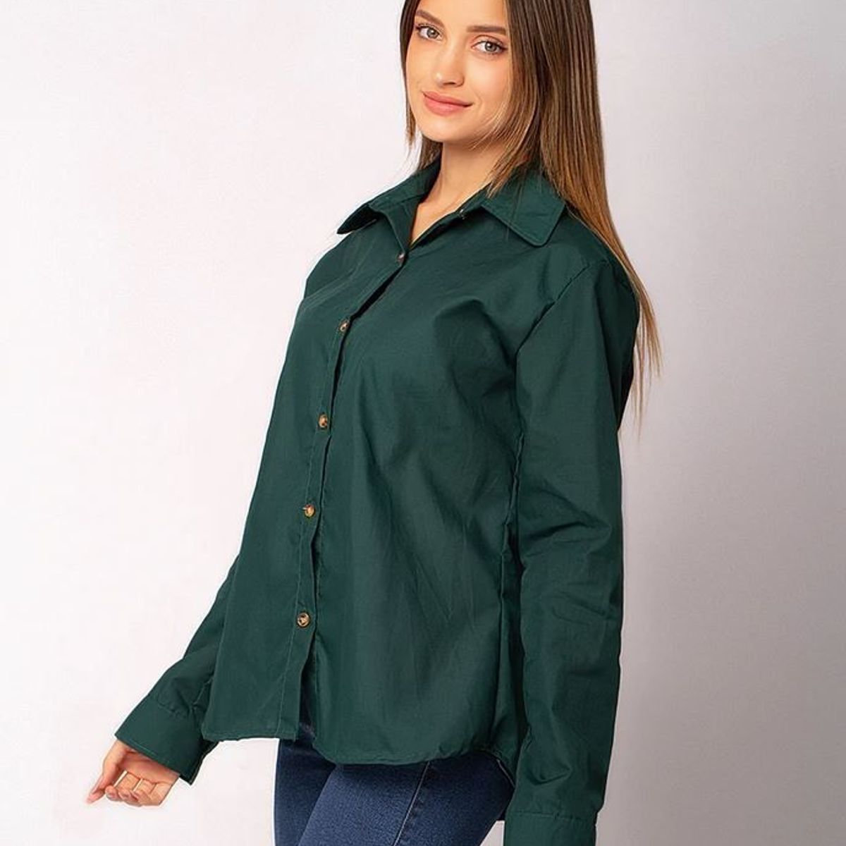 NEBULA - Blusa Casell - Nébula - Verde Botella