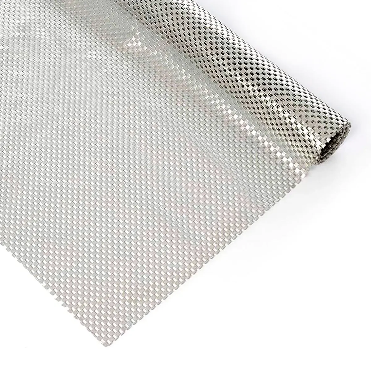 CONTACT - Cobertor Premium Metálico No Adhesivo Plata 45.72 x 121.92 cm