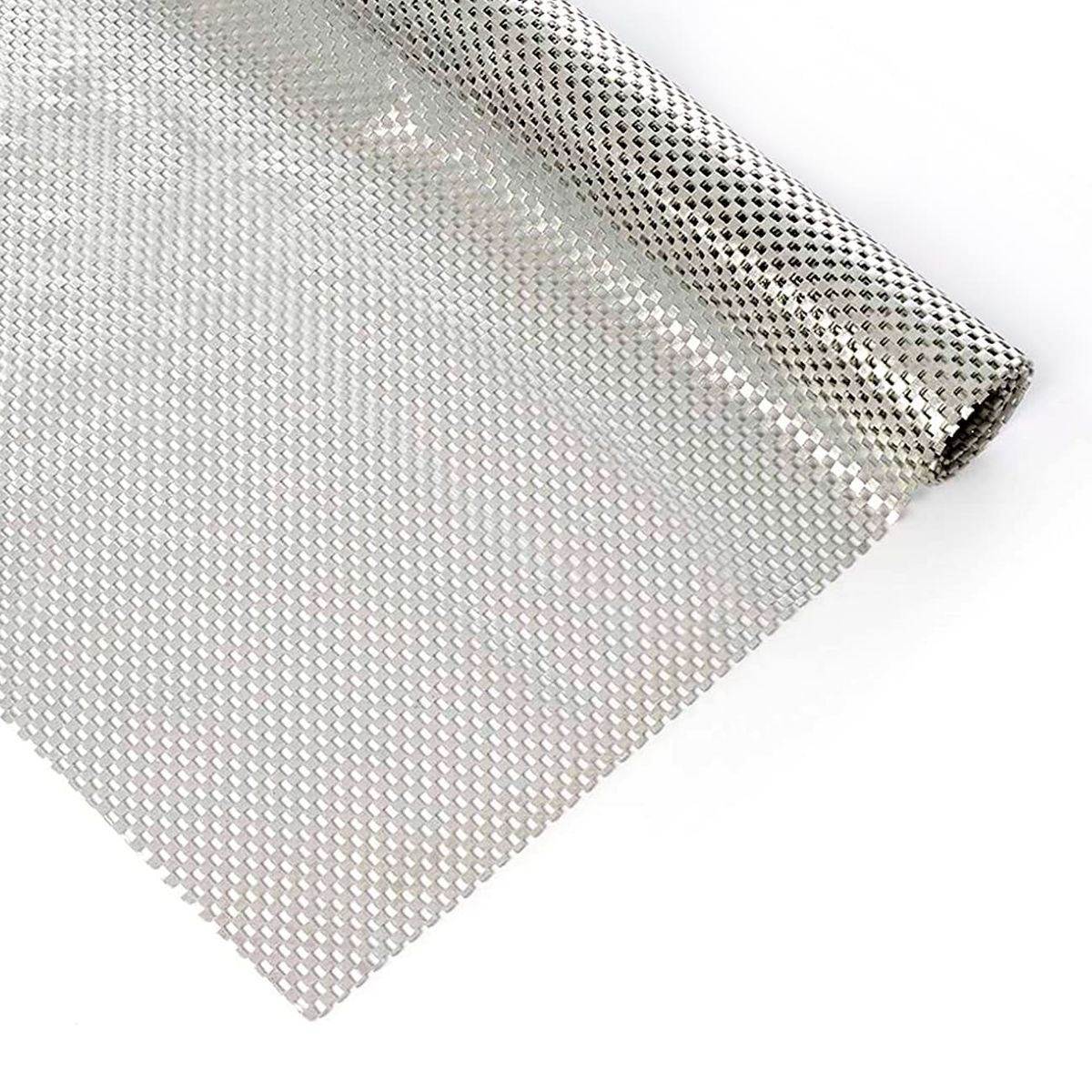 CONTACT - Cobertor Premium Metálico No Adhesivo Plata 45.72 x 121.92 cm