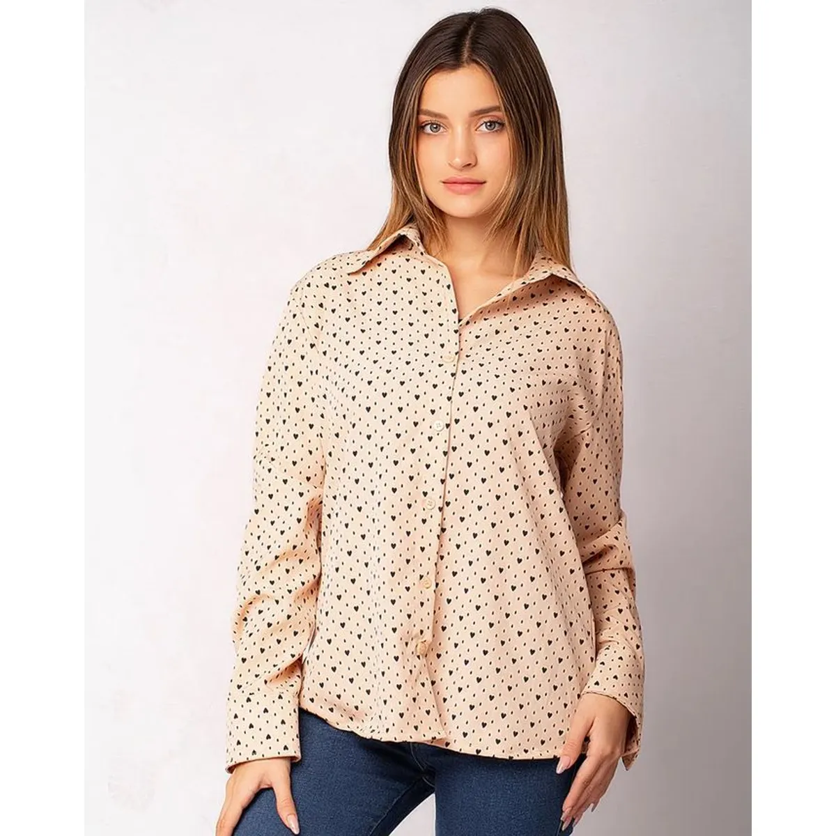 NEBULA - Blusa Kansu - Nébula - Beige
