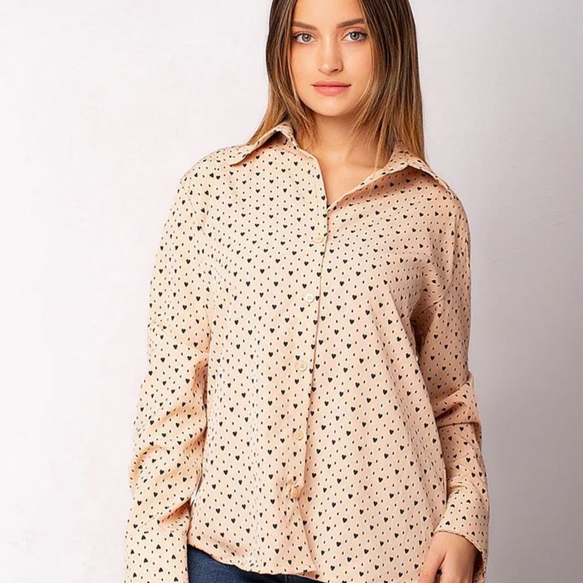 NEBULA - Blusa Kansu - Nébula - Beige