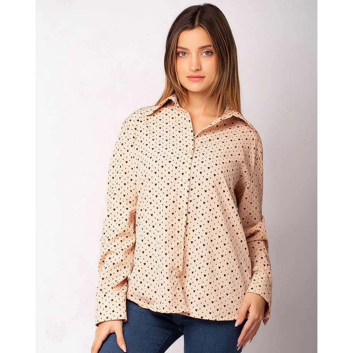 NEBULA - Blusa Kansu - Nébula - Beige