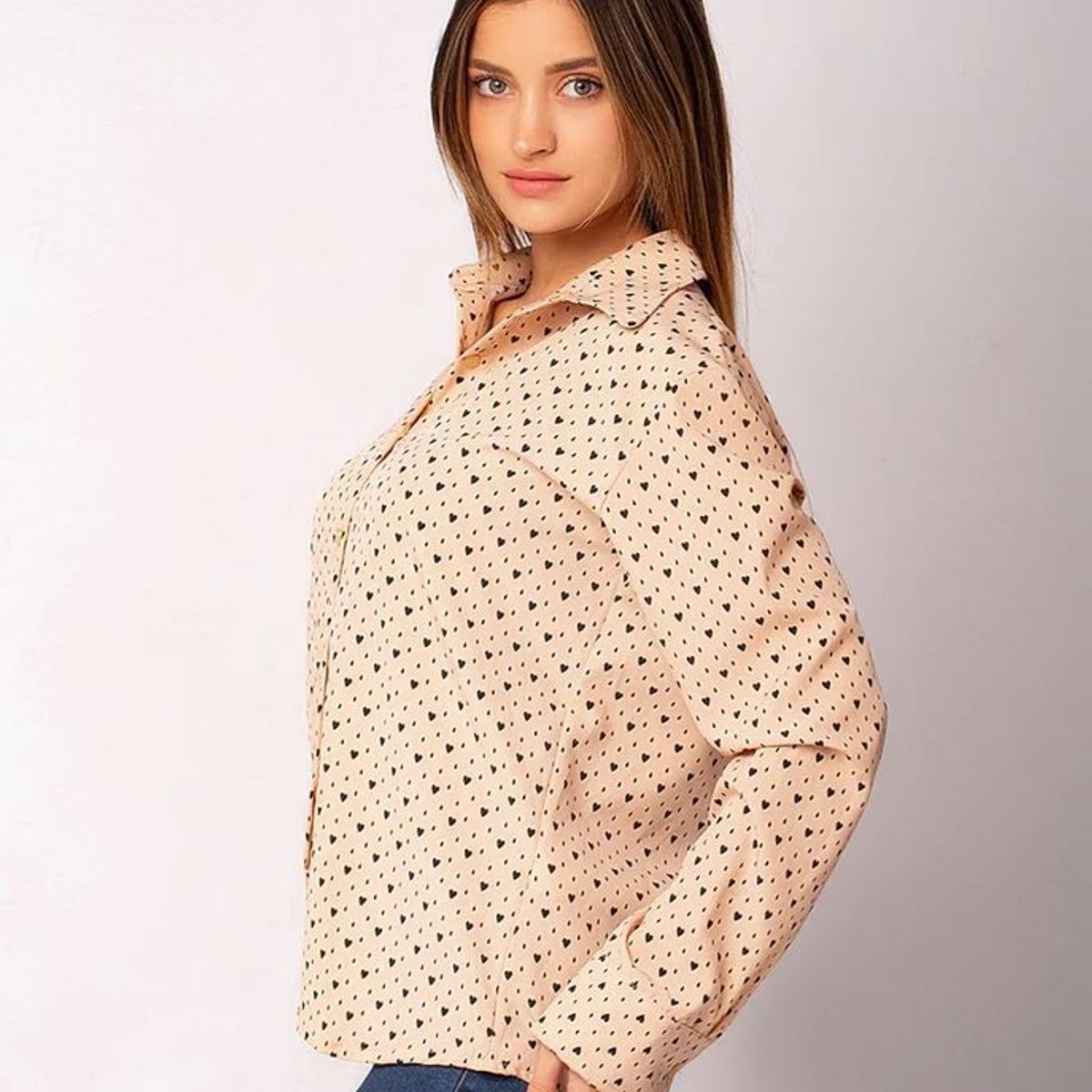 NEBULA - Blusa Kansu - Nébula - Beige