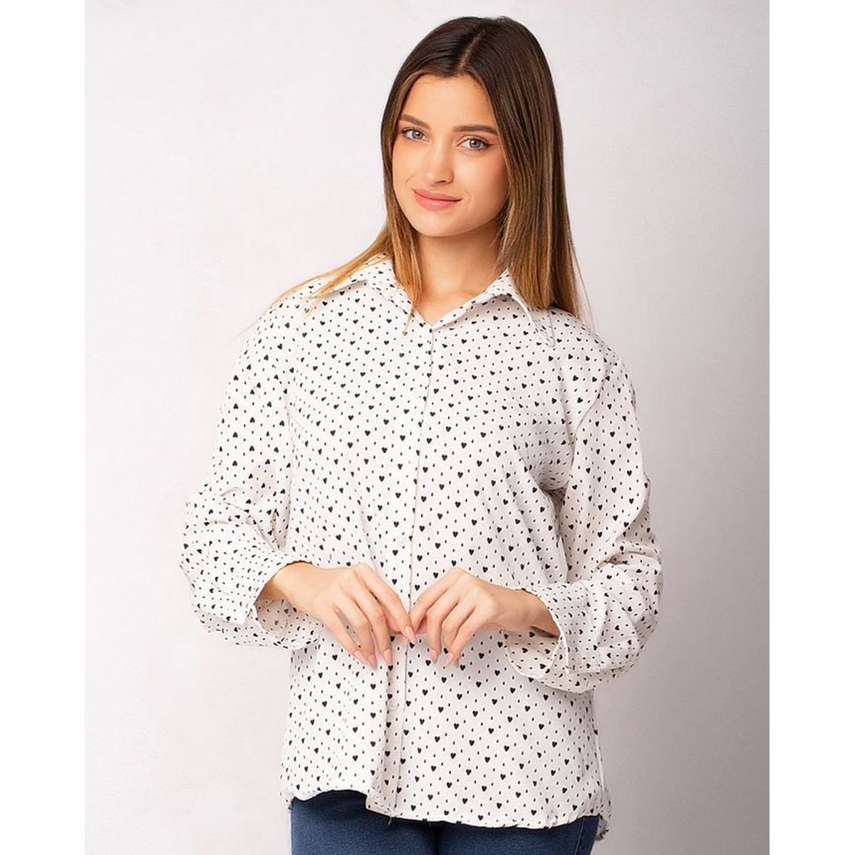 NEBULA - Blusa Kansu - Nébula - Blanco