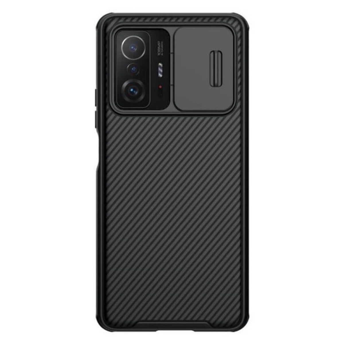 NILLKIN - Case Nillkin Xiaomi MI 11T o MI 11T PRO Camshield Funda Híbrida Negro.