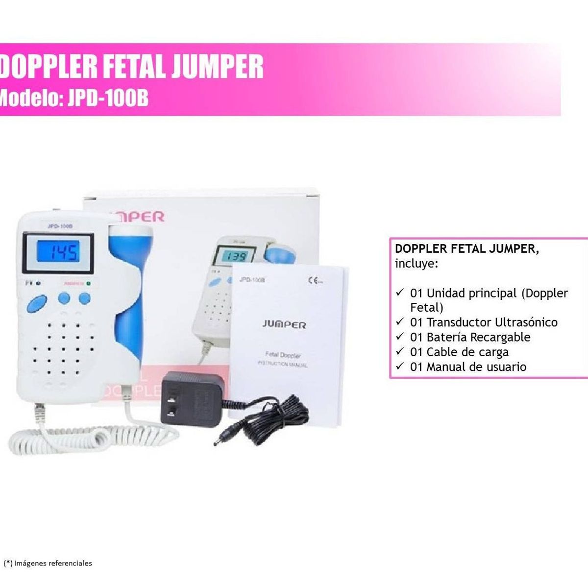 JUMPER - DOPPLER FETAL JUMPER - MONITOR CARDIACO PRENATAL