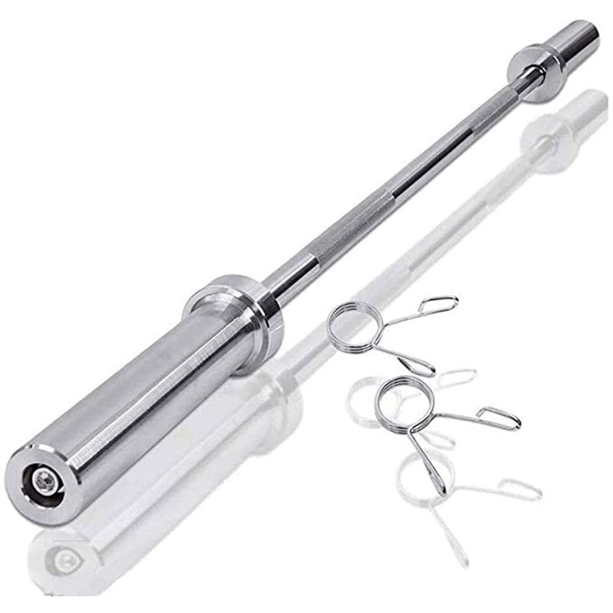 XTREME SPORT - Barra Olímpica Recta de 120 cm + Seguros